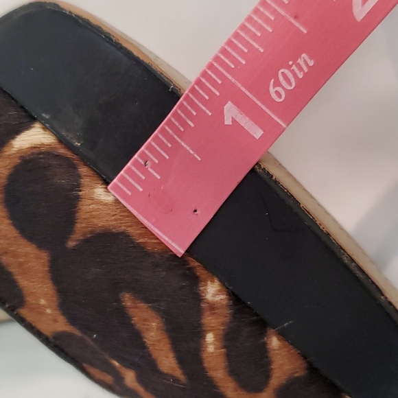 MICHAEL KORS haircalf leopard print platform heels 5.5 - Picture 11 of 13